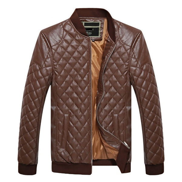 FGKKS Brand Men Leather Jackets 2019 Winter Male Casual Leather Jacket Men's Comfortable PU Jackets Clothing