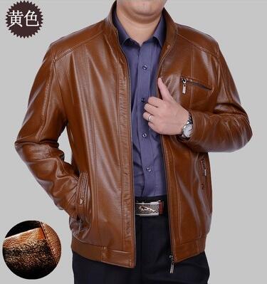 New Leather Jacket Men Coats Motorcycle Genuine leather Coat Men's Brand New high-grade Sheep skin stand collar jackets M-4XL
